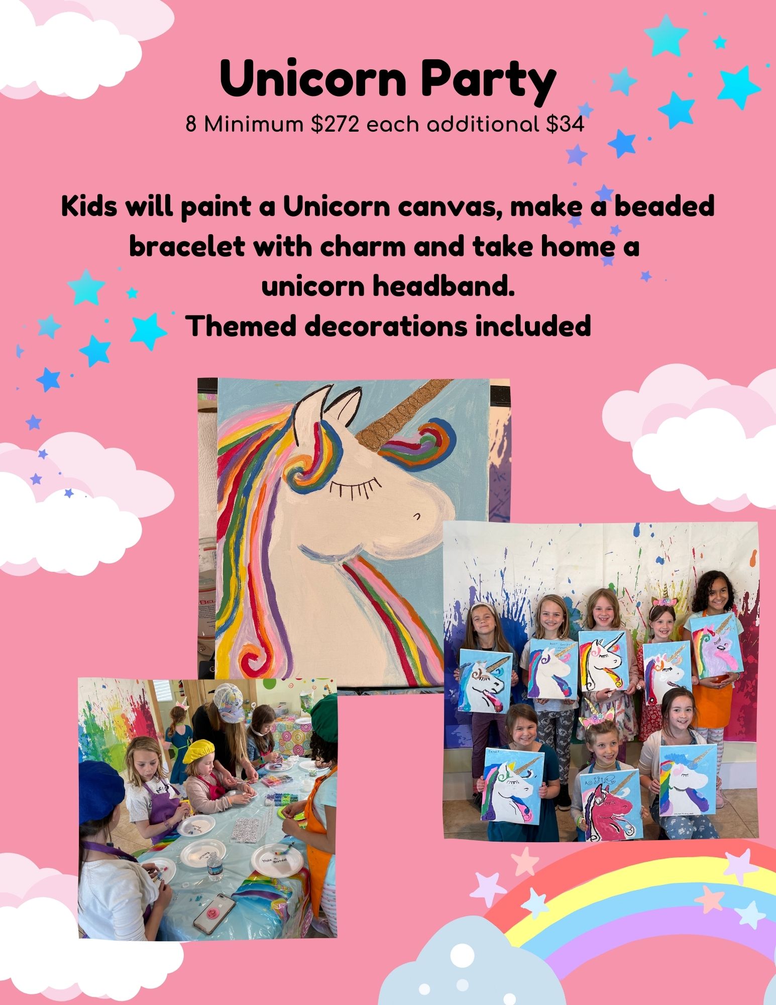 Unicorn Party Seacoast Kids Calendar