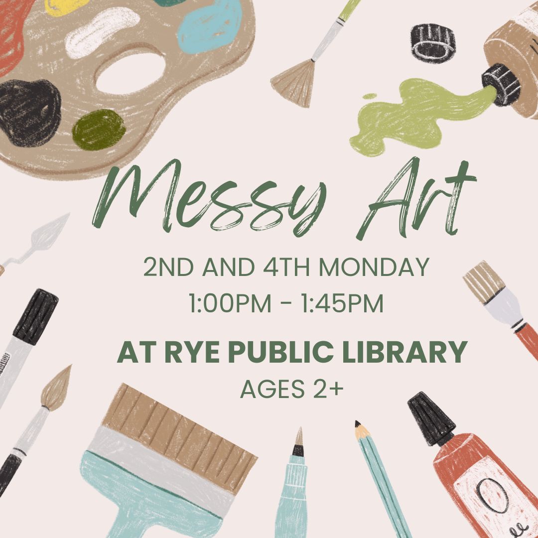 Messy Art at Rye Public Library - Seacoast Kids Calendar